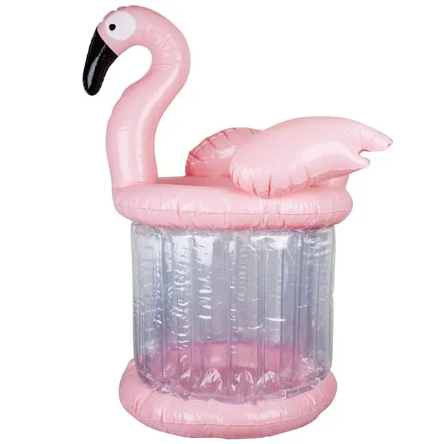 Giant Pink Flaming Inflatable Ice Bucket Cooler 2018 Newest Summer