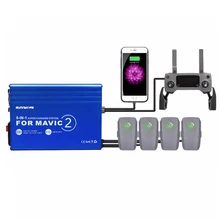 DJI MAVIC 2 Pro drone charger Intelligent Multi Battery Controller fast Charger Hub with 2 USB Ports For DJI MAVIC 2 Pro Zoom цена DJI MAVIC 2 Pro drone charger Intelligent Multi Battery Controller fast Charger Hub with 2 USB Ports For DJI MAVIC 2 Pro Zoom цены онлайн