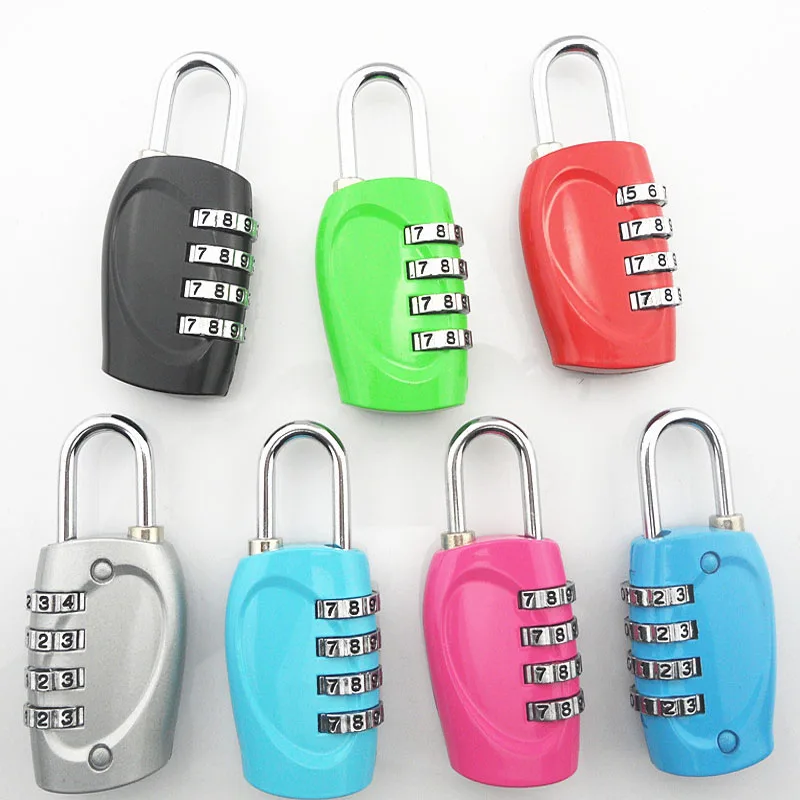 Travel Suitcase Luggage Code Lock 4 Combination Lock Metal Alloy