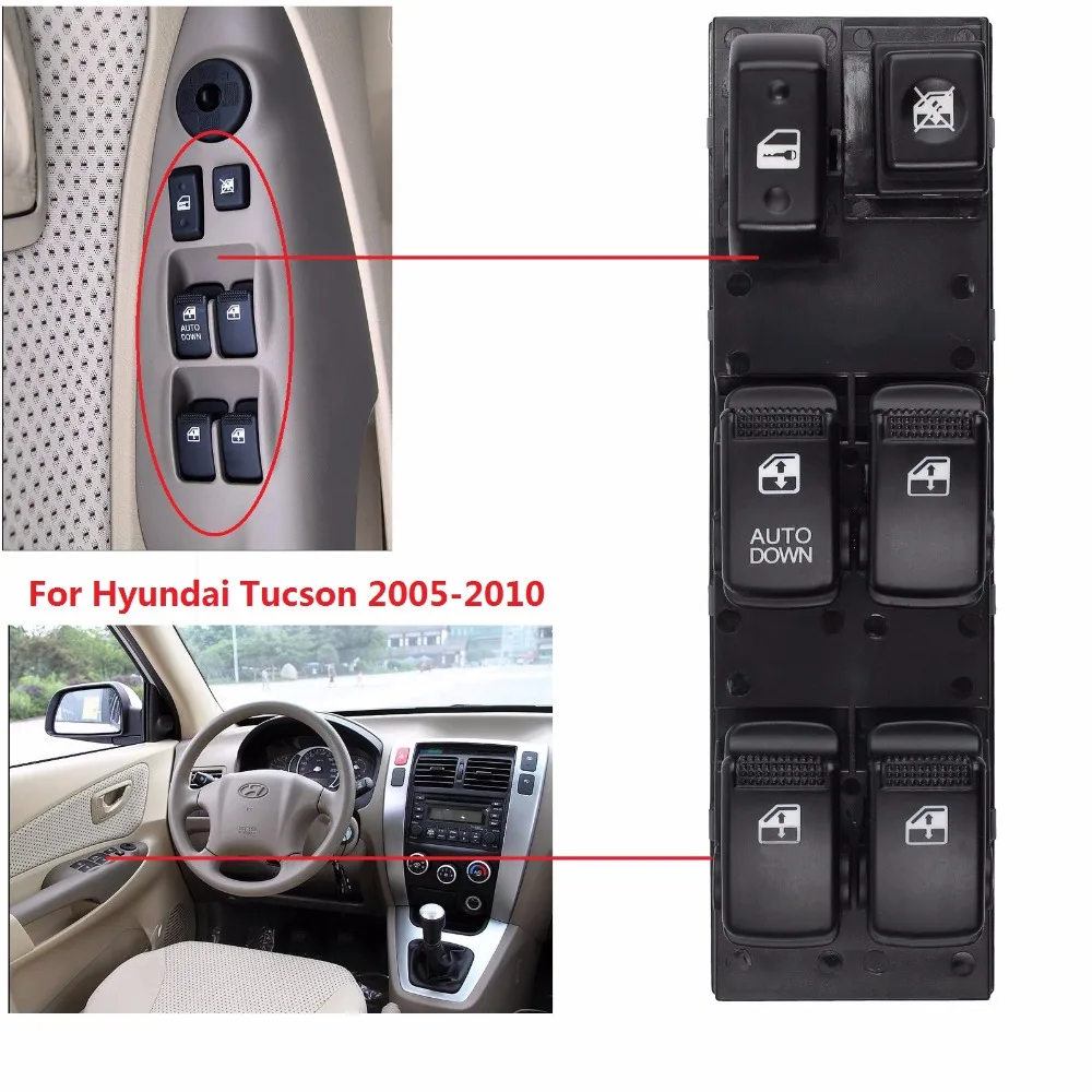 Electric Power Window Master Control Switch 93570 2E000 For 2008