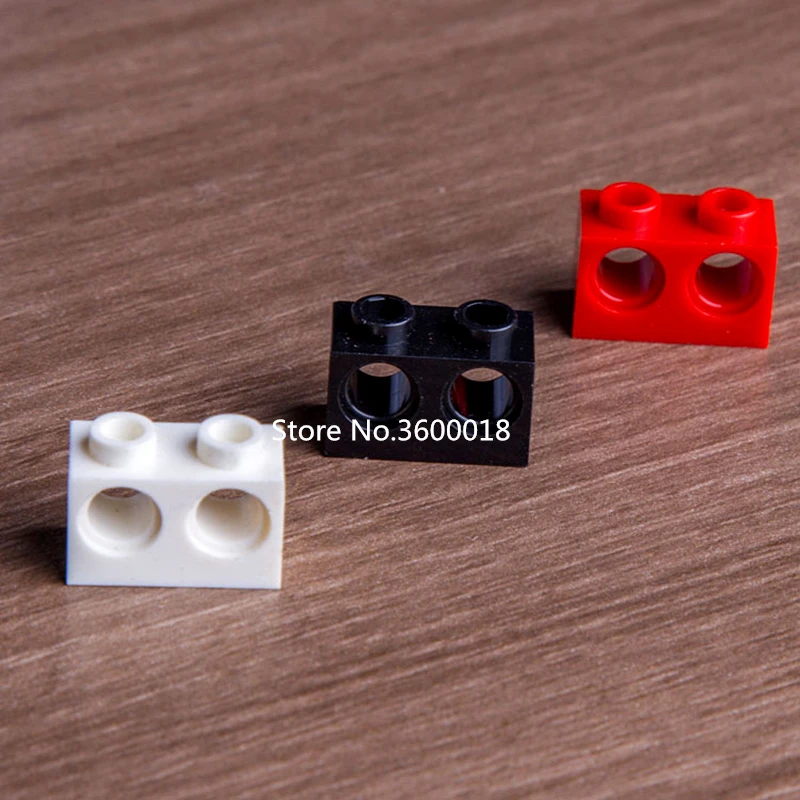 

50pcs/lot Decool TECHNIC compatible legos 32000 1x2 Shaft bore bricks MOC DIY blocks Assemble Particles brick set