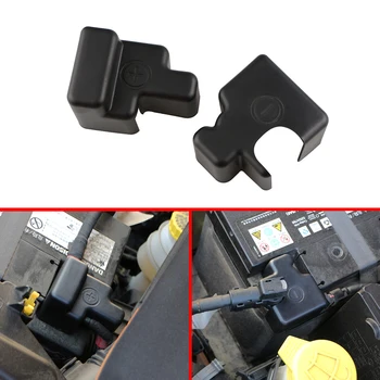 

Car Battery Negative Cap Protection Cover Positive Frame Clip Case ABS Plastic Sticker for Jeep Renegade 2015 - 2020 Accessories