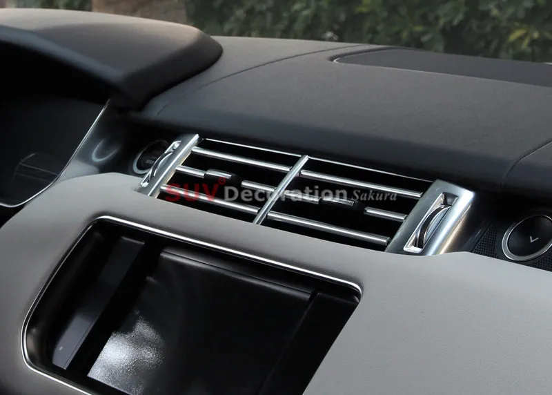 2017 2014-2016 для Land Rover Range Rover Sport ABS внутренняя спереди Кондиционер Vent Выход декоративная крышка отделка * 22