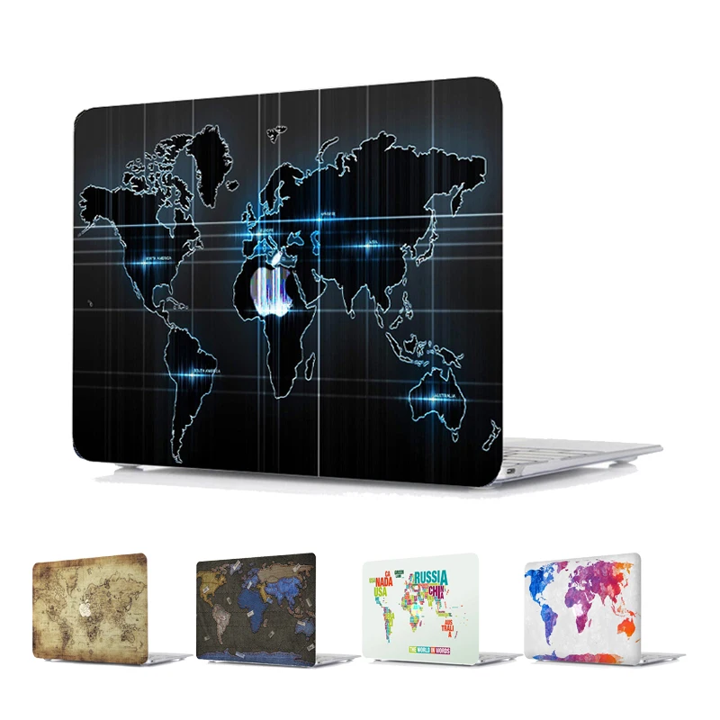 Прозрачный жесткий чехол для ноутбука Macbook AIR Retina 11 12 13 15 дюймов с сенсорной