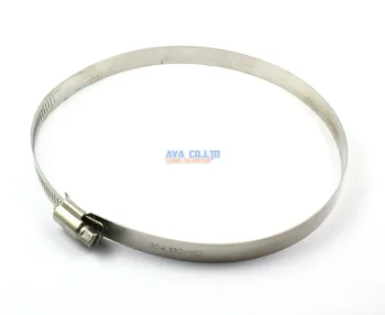 

5 Pieces 130-152mm Stainless Steel Hose Clamp Worm Gear Hose Pipe Fitting Clamp