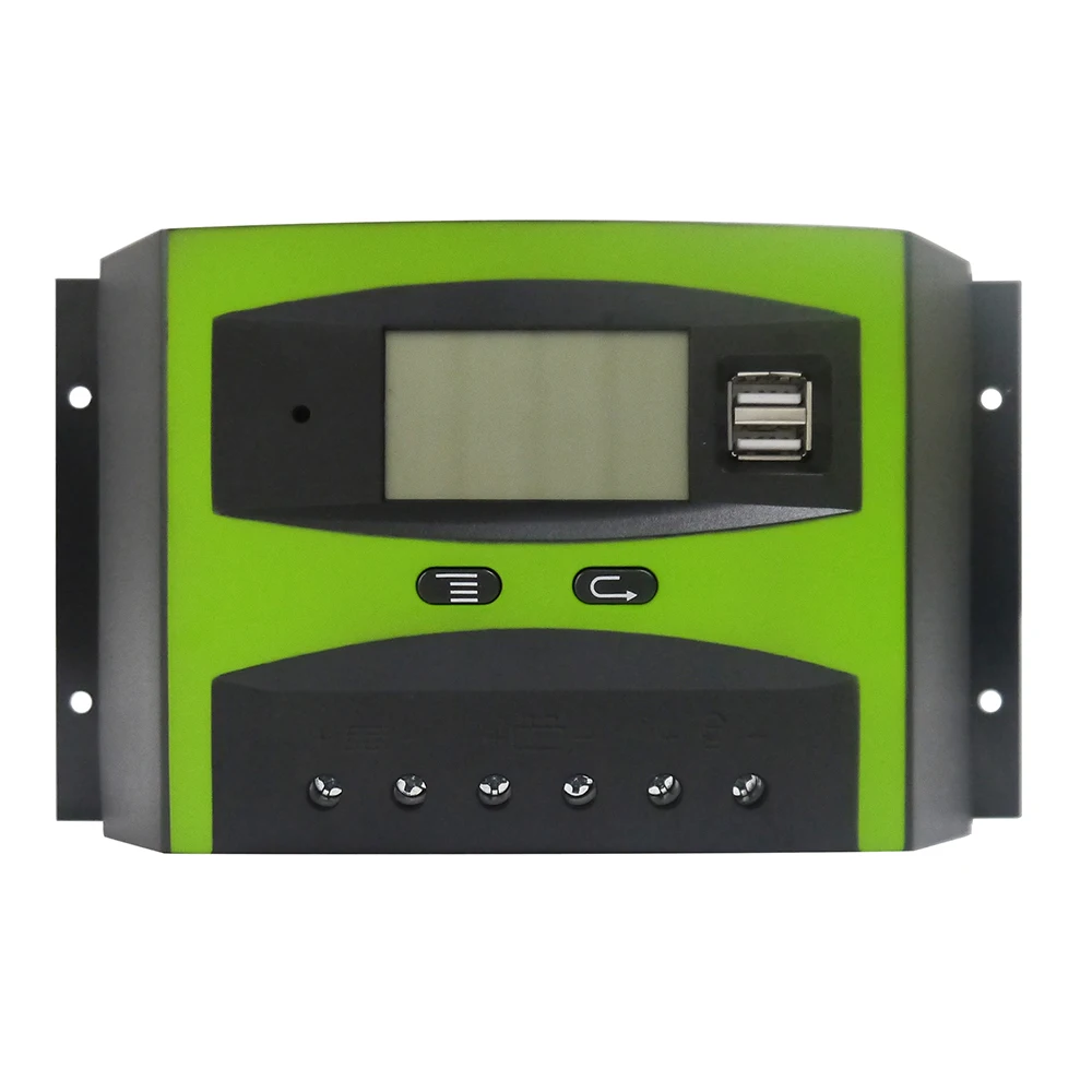 

MAYLAR 30A PWM Solar Charge Controller 12V 24V Auto 48V Solar PV Battery Regulator with LCD Display