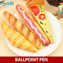12 шт./партия Новинка вкусная пищевая шариковая ручка, 0,5 мм черные чернила для хлеба/пиццы/хот-догов шариковые ручки