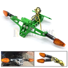 Регулируемый угол Мотоцикла Алюминиевый номерной знак рамка держатель кронштейн для YAMAHA YZF R1 R3 R6 R15 R25 FZ6 07 MT 07