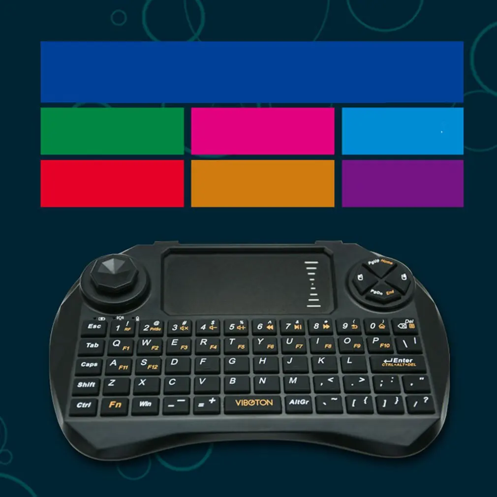 

X3 Handheld Small Size Wireless Keyboard Lightweight 2.4GHZ Multimedia Keyboard With Touchpad for Laptop PC