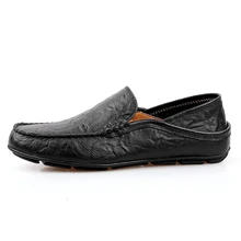 Summer Design Casual Driving Shoes Men Genuine Leather Causal Boat Shoes Loafers Autumn Men Loafers Luxury Brand Flats Shoes