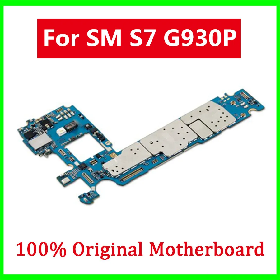 

Motherboard for Samsung Galaxy S7 G930P,32gb Original unlocked for Galaxy S7 G930P Mainboard Complete Logic Boards With Chips