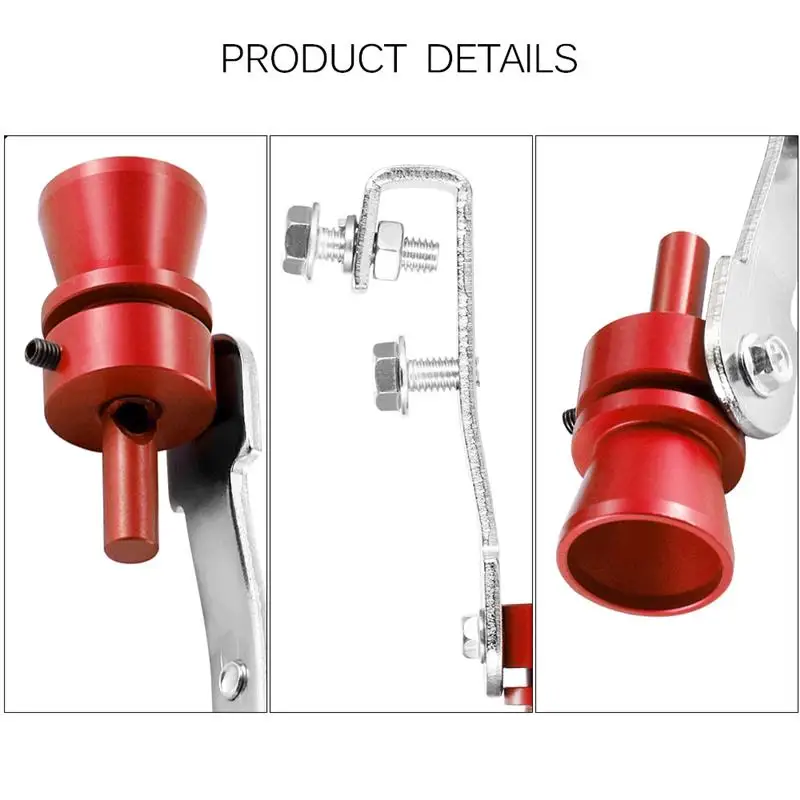 1 шт. Универсальный Автомобильный турбо звуковой свисток выхлопная труба глушителя 23 мм поддельный предохранительный клапан BOV Simulator Whistler автомобильные аксессуары