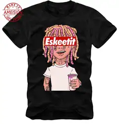 2019 футболка лиловый насос 6IX9INE ESKETIT открытый UZI YACHTY XAN ESKEETIT 100% хлопок Фирменная Новинка футболки