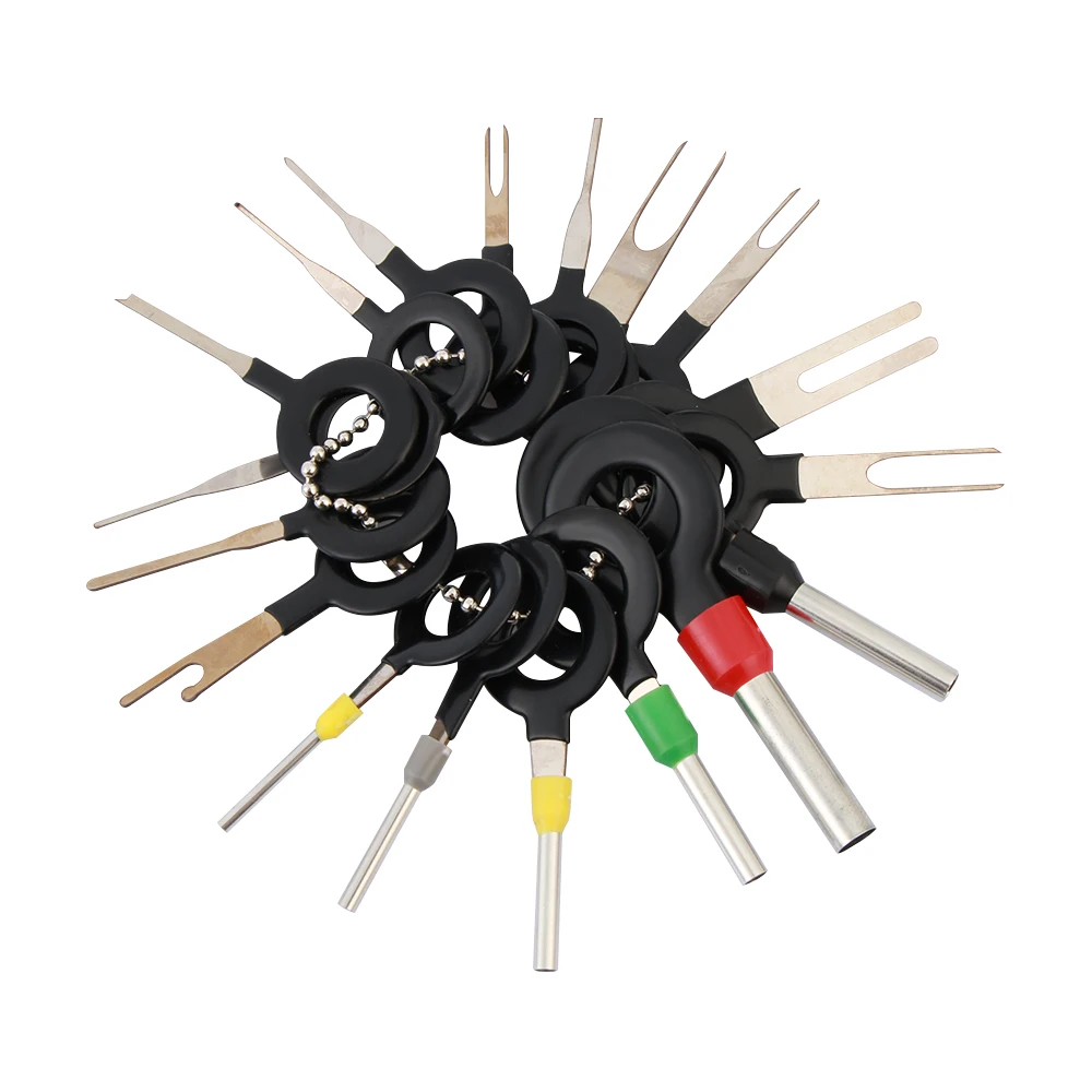 

1Set Car Terminal Removal Electrical Wiring Crimp Connector Pin Extractor Kit Automobiles Terminal Repair Hand Tools