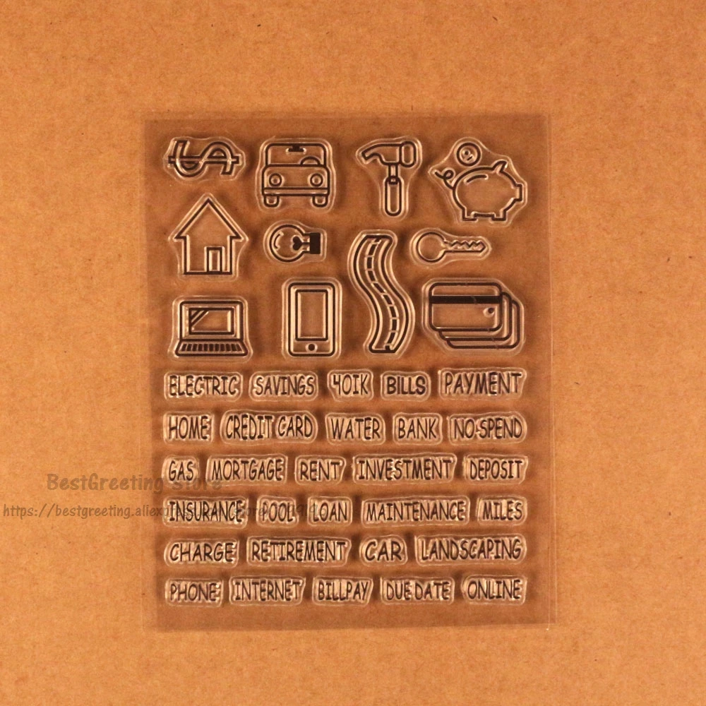 Buy travel planner stamps clear rubber stamps for