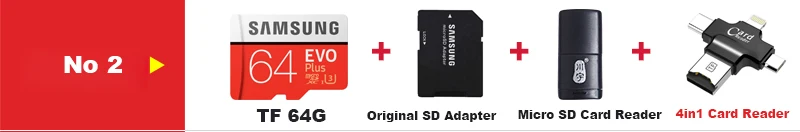 Samsung карты памяти 32 ГБ 64 ГБ Micro Sd карты Class10 Microsdhc карт sd Flash картао де Memoria sd kaart для смартфонов и Камера - Емкость: MC64G-SD-TF-4in1Read