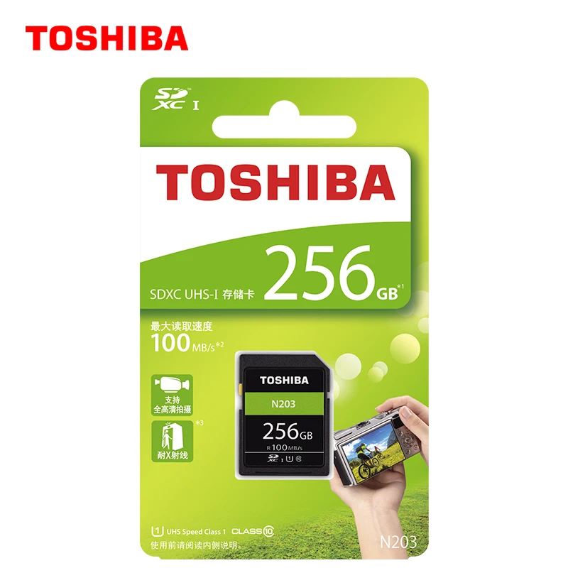 Toshiba SD карта памяти 256 ГБ 128 100 м/с|Карты памяти| |