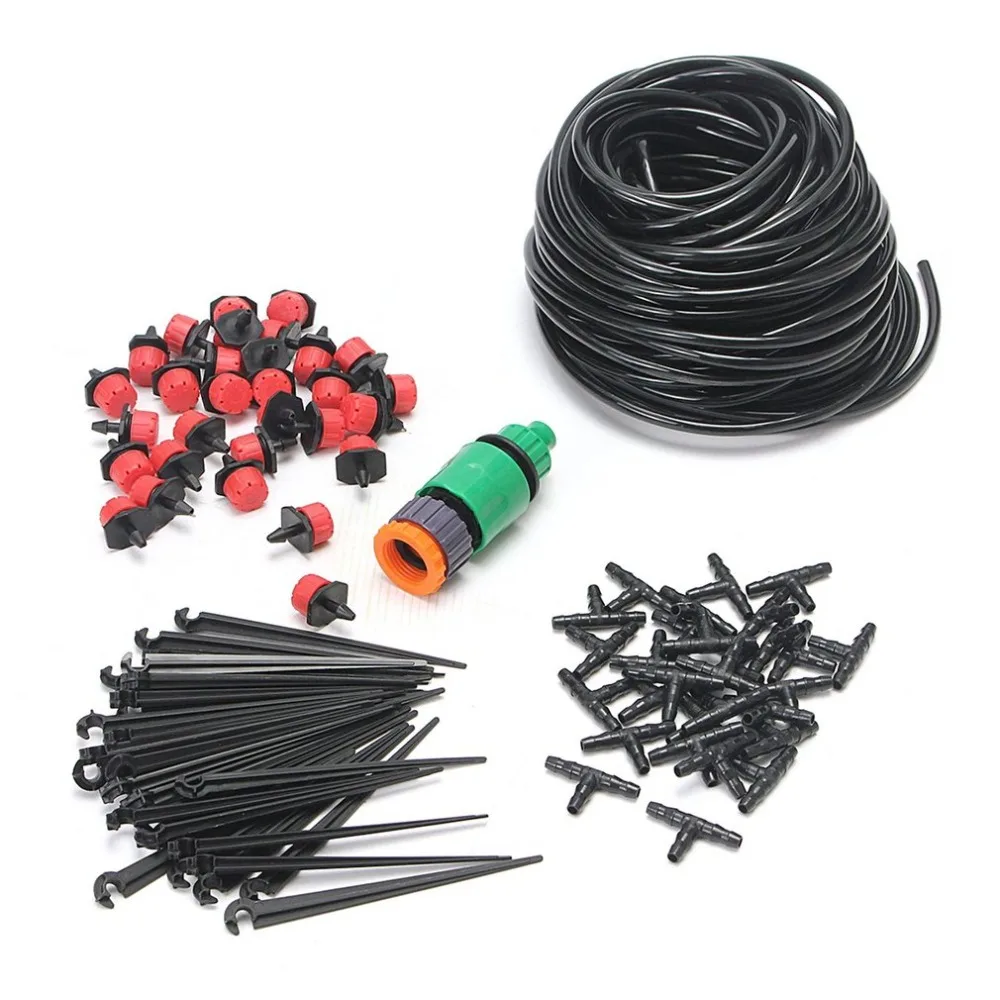 

Professional DIY Micro Drip Irrigation Watering Sets Plant Self Garden Watering Hose Drippers System Device Tools Gardening Kits