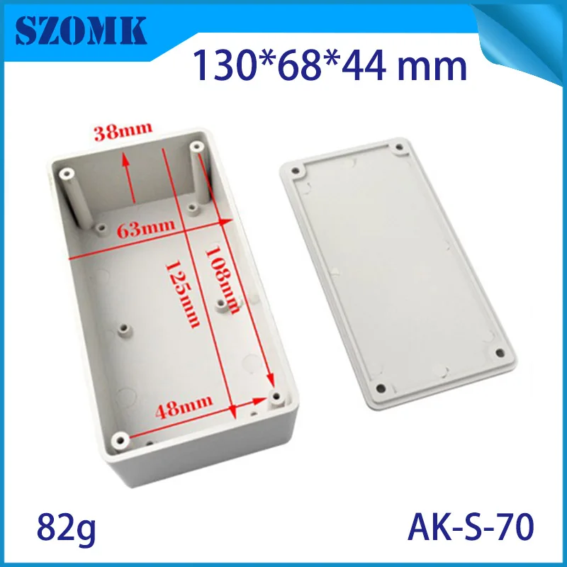 plastic enclosure for electronics control box szomk diy enclosure junction box plastic housing small abs instrument enclosure (5)