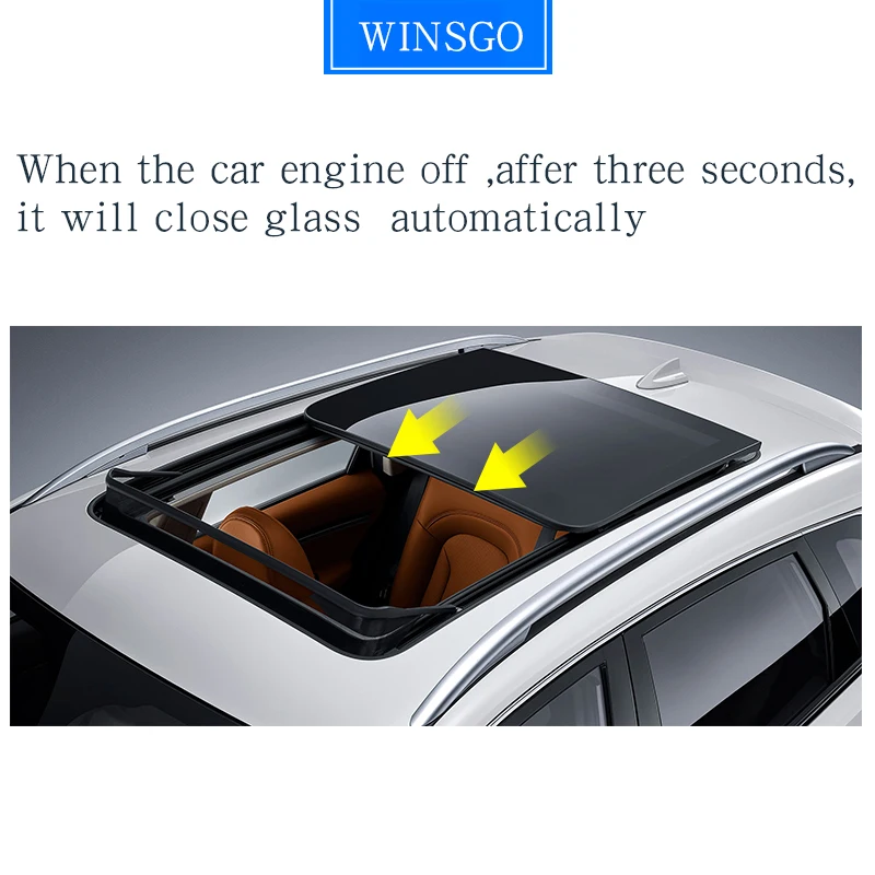 Glass sunroof Toyota