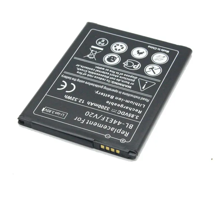 ITopZea 3x3200mAh/12.32Wh BL-44E1F / BL44E1F / BL 44E1F 교체 용 배터리 + LG V20 H990 F800 용 범용 벽면 충전기