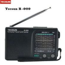 Лучший TECSUN R-909 радио FM/AM/SW радио многодиапазонный радиоприёмник портативный DX/местная чувствительность Y4140A розничная оптом хорошее