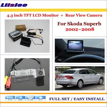 

Car 4.3" TFT LCD Screen Monitor For Skoda Superb 2002~2006 2007 2008 Car Rear Camera 2 in 1 Back Up Parking System