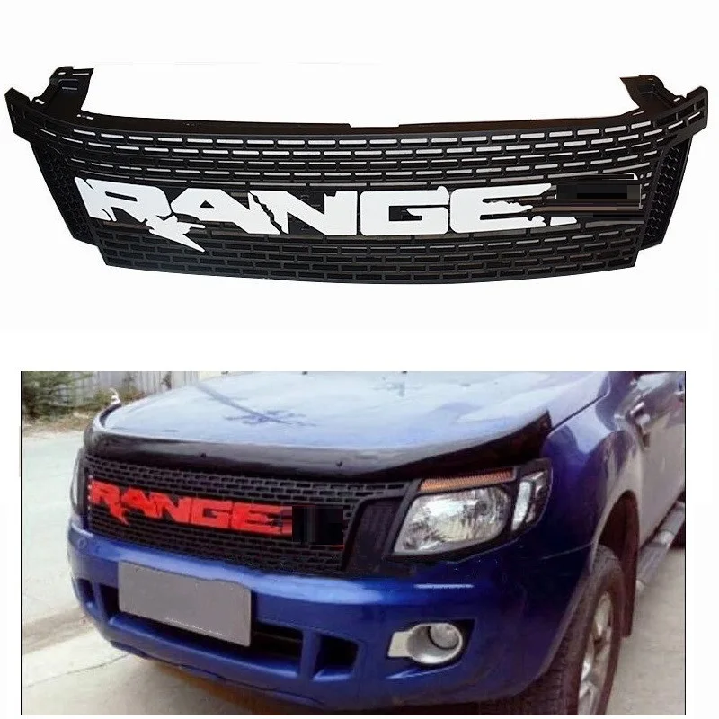 

EXTERIOR AUTO ACCESSORIES MODIFIED RACING GRILL GRILLE FIT FOR RANGER T6 XLT 2012-2014 PICKUP CAR GRILLS AUTO ACCESSORIES