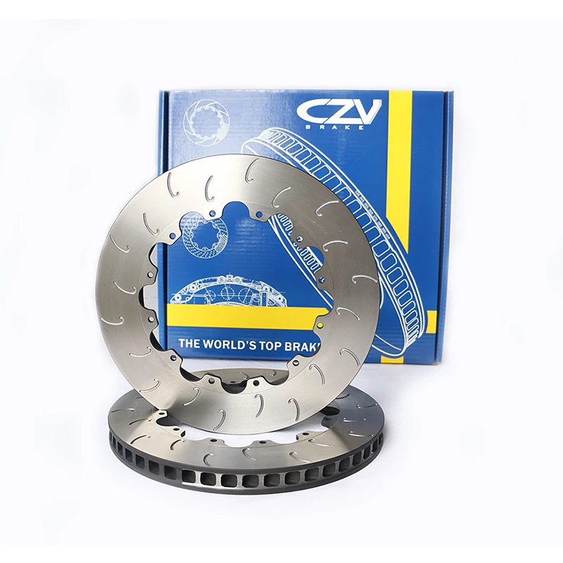 

CZV front fish hook slotted brake rotor kit for VW BMW Benz Direct Replacement