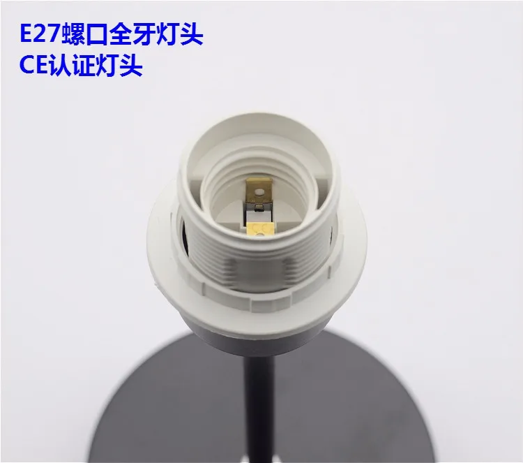 E27 лампа держатель лампа чашка с полой трубкой металлическая основа кнопка переключатель кабель провод для настольной лампы напольный светильник аксессуары