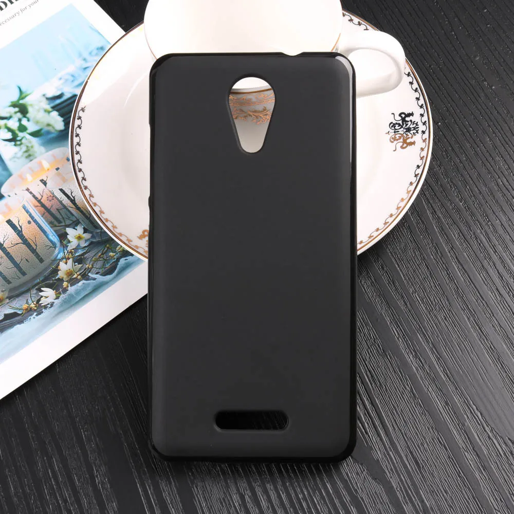 Чехол для Wiko Tommy 2 Черный Мягкий ТПУ силиконовый защитный чехол телефона Plus задняя