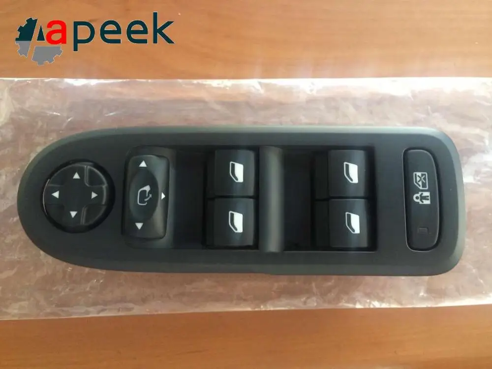 

For Citroen C5 Left Front Window Lifter Switch black and gray original switch