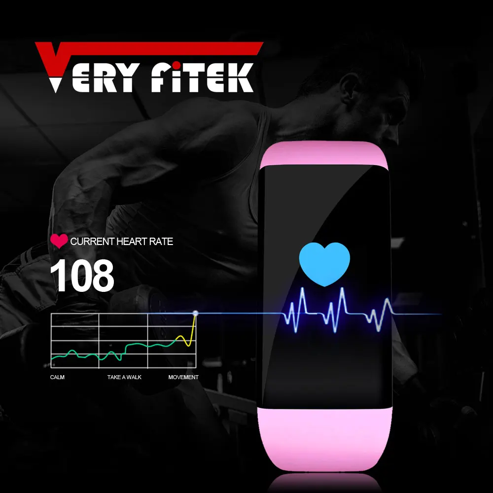 

New TK04 Bluetooth 4.0 Fit Bit Smart Wrist Band Inteligente Bracelet Heart Rate Monitor for phone Better than fitbits id107