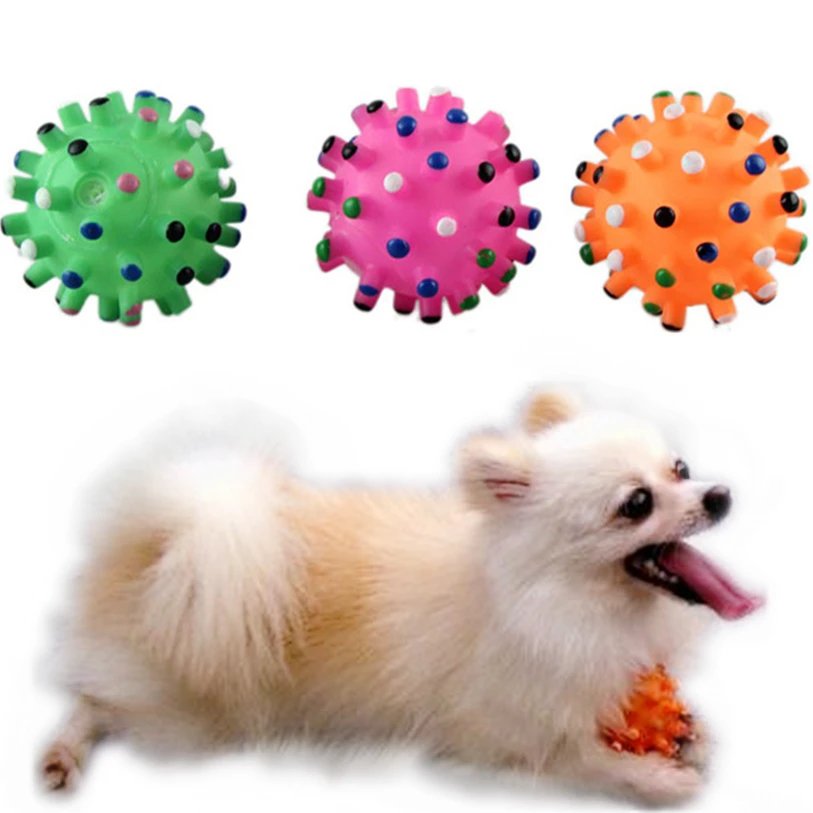 Dog Toys For Small Large Dogs 1 PC Non-toxic Plastic Pet Toy Ball Toy Dog Toy Ball Squeaky Toy Quack Dog Supplie Wholesale 30JE8