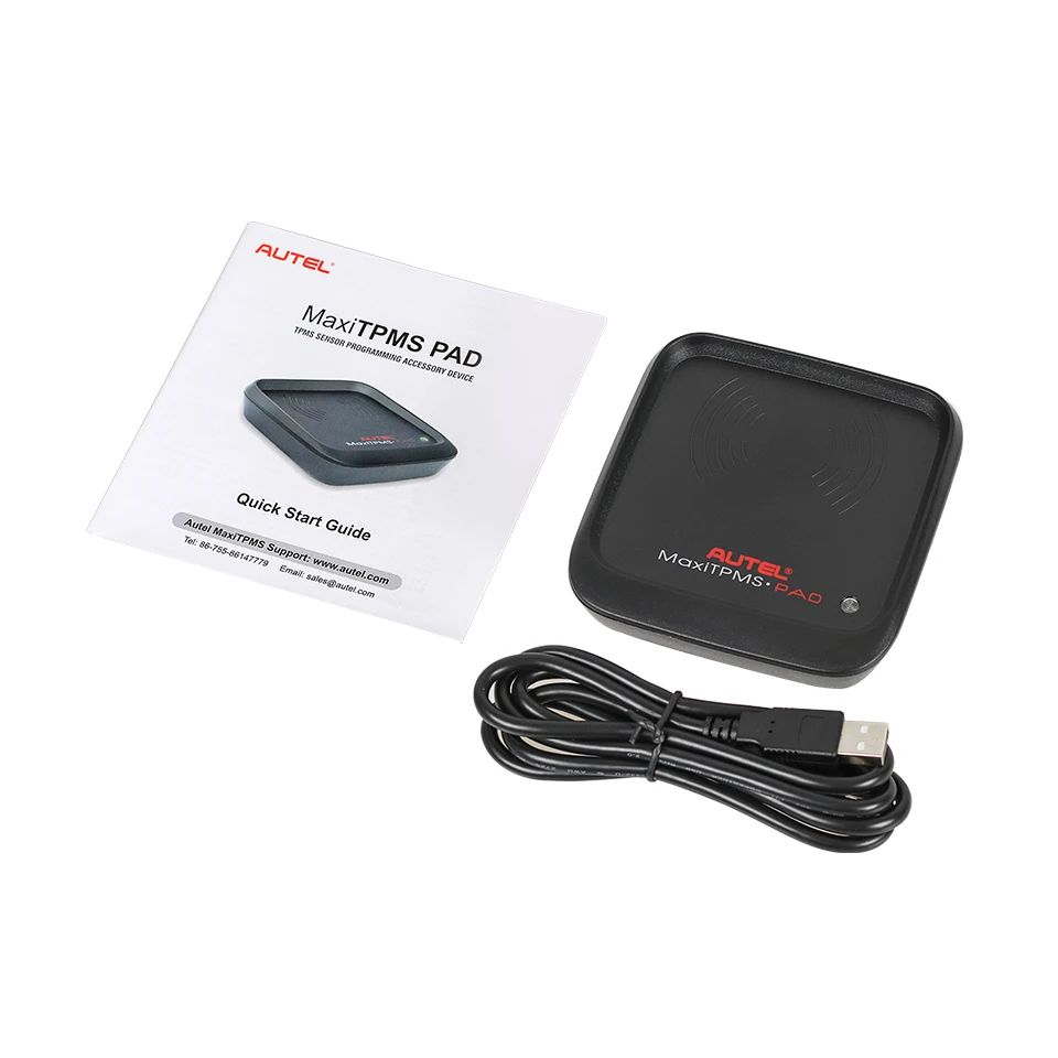 AUTEL MX-Sensor 2 in 1 433 315 Mhz TPMS PAD Tire Pressure Monitoring Universal Automotive Clamp-In OE-Level Program Sensor