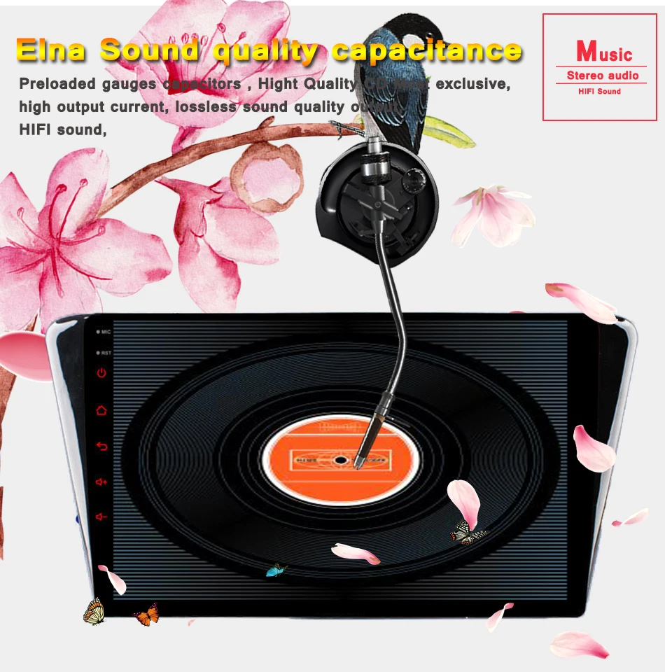 Top Android 9.0 4GB RAM Special Car DVD Stereo Navigation for Peugeot 408 2014-2018 with GPS RDS 3/4G WIFI Head Unit Stereo Audio 10