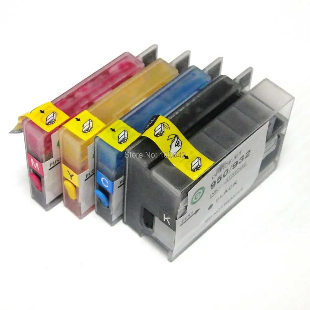 YOTAT Full ink 932XL 933XL Refillable ink cartridge for HP932 HP933 for HP Officejet 6100 6600 6700 7110 YOTAT Full ink 932XL 933XL Refillable ink cartridge for HP932 HP933 for HP Officejet 6100 6600 6700 7110