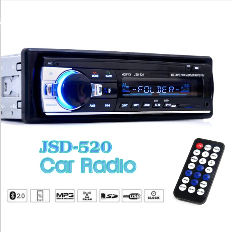 Автомагнитола 12 В Bluetooth V2.0 1 Din FM Aux | Автомобили и мотоциклы