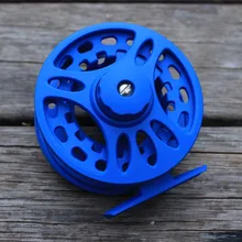 5/6 алюминиевая катушка для ловли нахлыстом большая беседка для левой и правой руки сменный синий цвет диаметр 85 мм дисковый тормозной форель Озеро Рыбалка