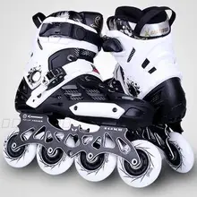Взрослых роликов обувь для fsk слалом ежедневно катание патин с 4X80 мм/3X110 мм из алюминиевого сплава CNC несущей рамы прочный PU