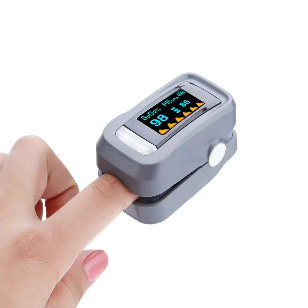 

Oximetro Finger Pulse Oximeter Oximetro de dedo OLED Sp02 Finger Blood Oxygen Monitor Pulsioximetr Household Health Monitor