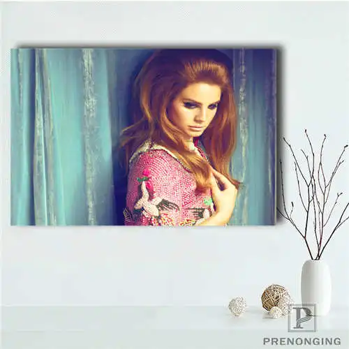 

Custom lana del rey (1)@1 Printing Posters Cloth Fabric Wall Art Pictures For Living Room Decor#18-12-05-2-111