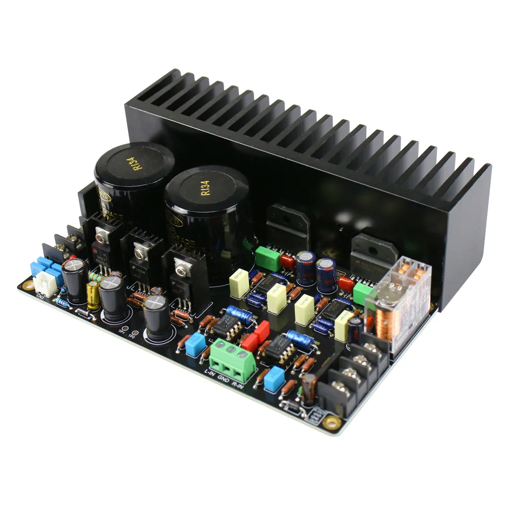 Звуковая плата усилителя GHXAMP LM3886 JRC5534DD Op Amp полный цепь сервопривода постоянного