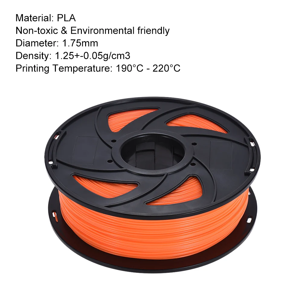 Нить для 3D-принтера Anet PLA 1 кг/рулон 1,75 фунт мм для 3D-принтера MakerBot Anet 17 цветов на выбор