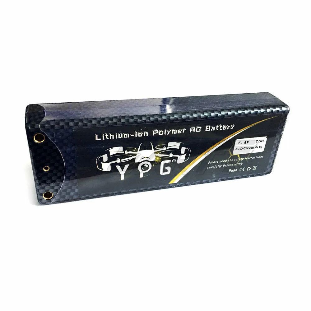 YPG 7 4 V 6000mAh 75C 2S класс А литий полимерный аккумулятор жесткий чехол с разъемом XT60
