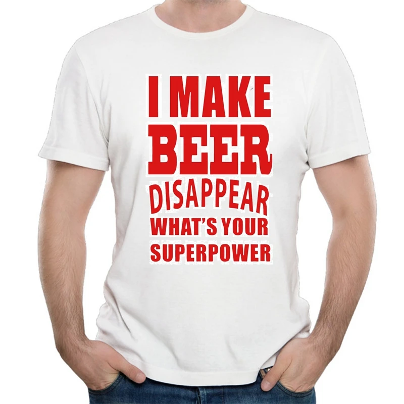 New Funny JOKE I Make Beer Disappear Gift for Dad Grandad T Shirt Men ...