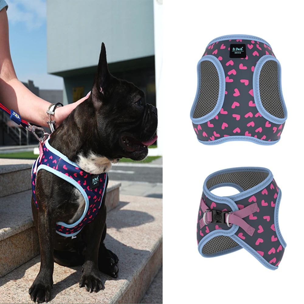 

Dog Pet Harness Collar Adjustable Breathable Web Soft Vest For Small Medium Dog Harness Vest Supplies