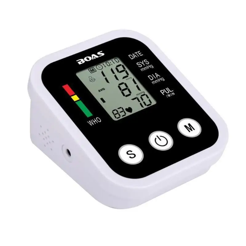 

LC-X003 LCD Home Arm Blood Pressure Monitor Heart Beat Meter Tonometer Pulse Tester Health Care Tool
