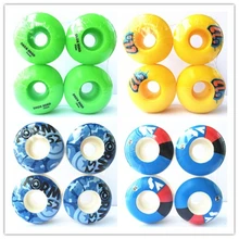 New 4pcs SWEET SKTBS Skateboard Wheels Rodas 49mm/50mm/52mm/53mm Skate Board Wheel Parts PU Wheels Rodas De Skate
