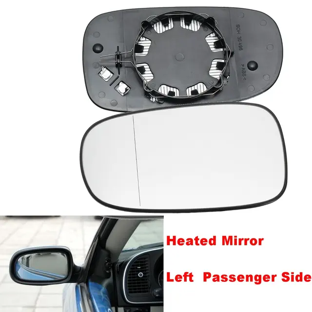 Right Left Passenger Side Wing Mirror Glass Heated Electric For SAAB 9